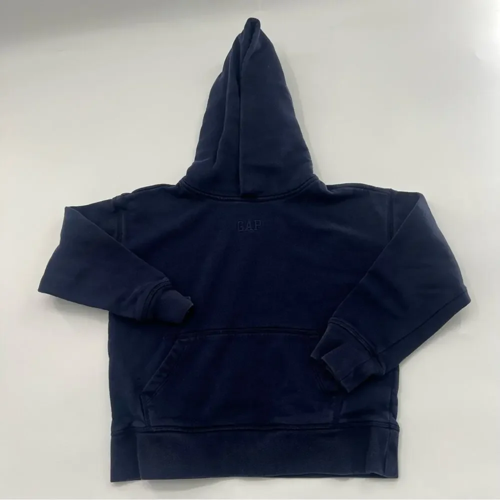 GAP Boy’s Navy Blue Embroidered Hoodie Sweatshirt Kids